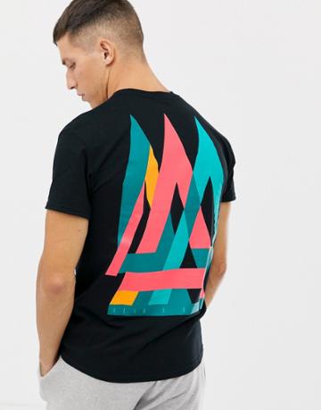 Abz London Also Back Print T-shirt - Black