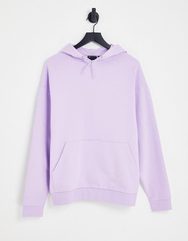 Asos Design Oversized Hoodie In Pastel Purple