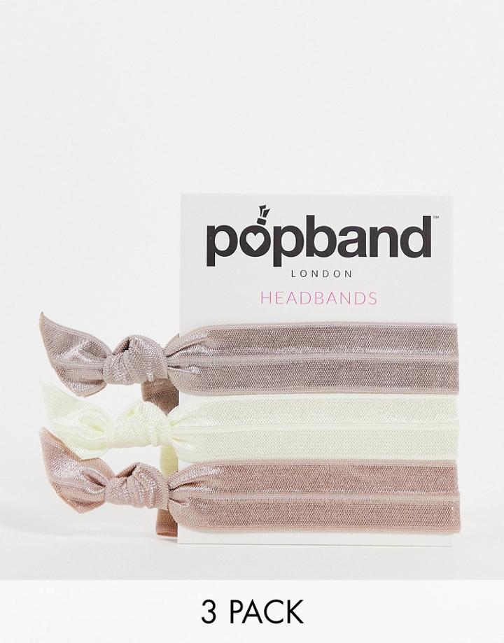 Popband Headbands Blonde 3 Pack