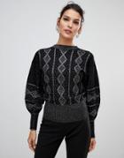 Ted Baker Ulsai Sparkle Sweater - Black