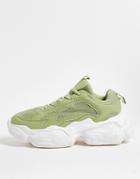 Topshop Castle Chunky Sneakers In Green