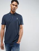 Jack & Jones Core Polo Shirt With Tipping - Gray