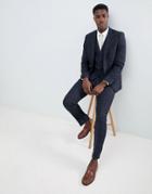 French Connection Tweed Square Slim Fit Heritage Suit Pants