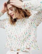 Asos Design Chunky Sweater In Pom Pom Yarn-multi