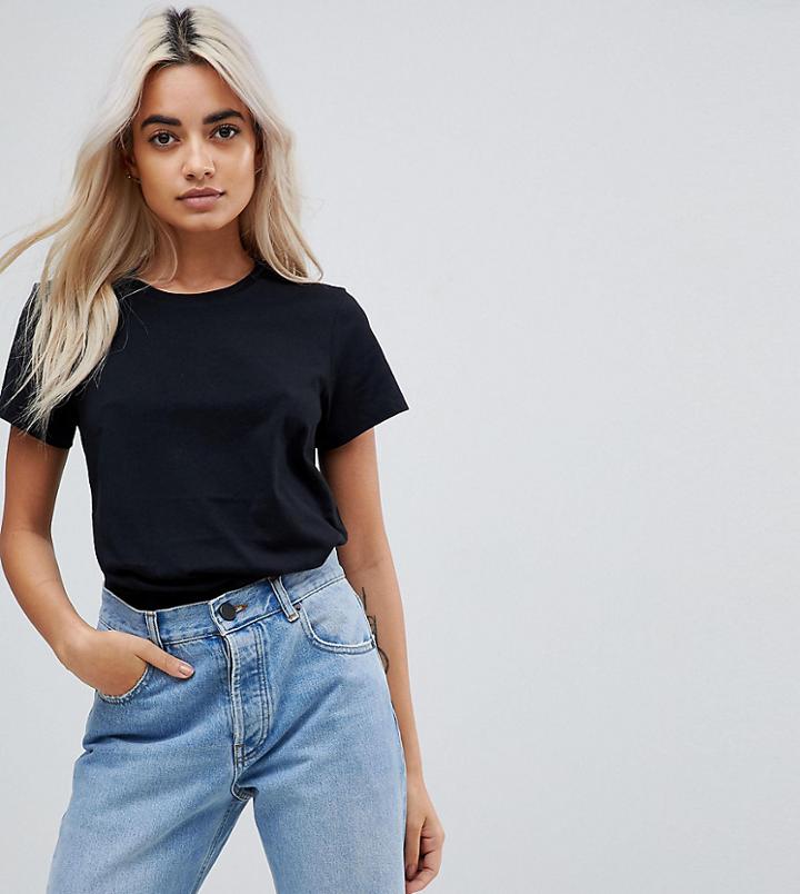 Asos Petite Ultimate T-shirt With Crew Neck - Black