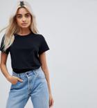 Asos Petite Ultimate T-shirt With Crew Neck - Black