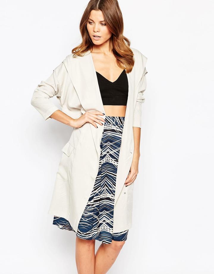 Y.a.s Hooded Jacket - Moonbeam