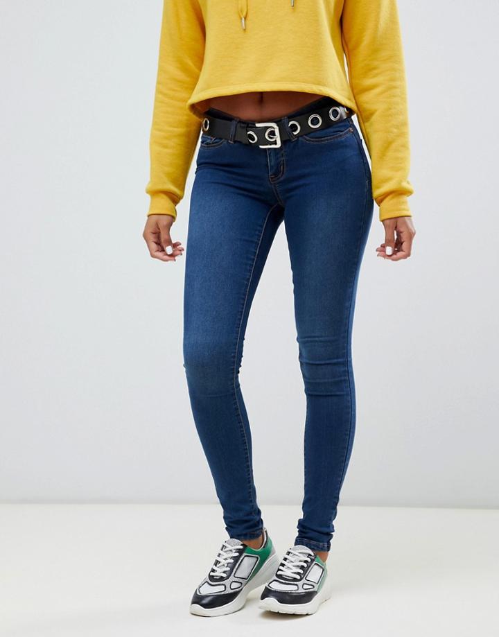 Noisy May Eve Skinny Jeans - Blue