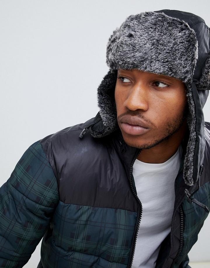 7x Trapper Hat In Black - Black