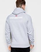 Good For Nothing Hoodie With Back Print - Gray