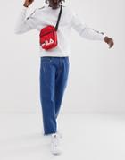Fila London Flight Bag With Logo In Red - Red