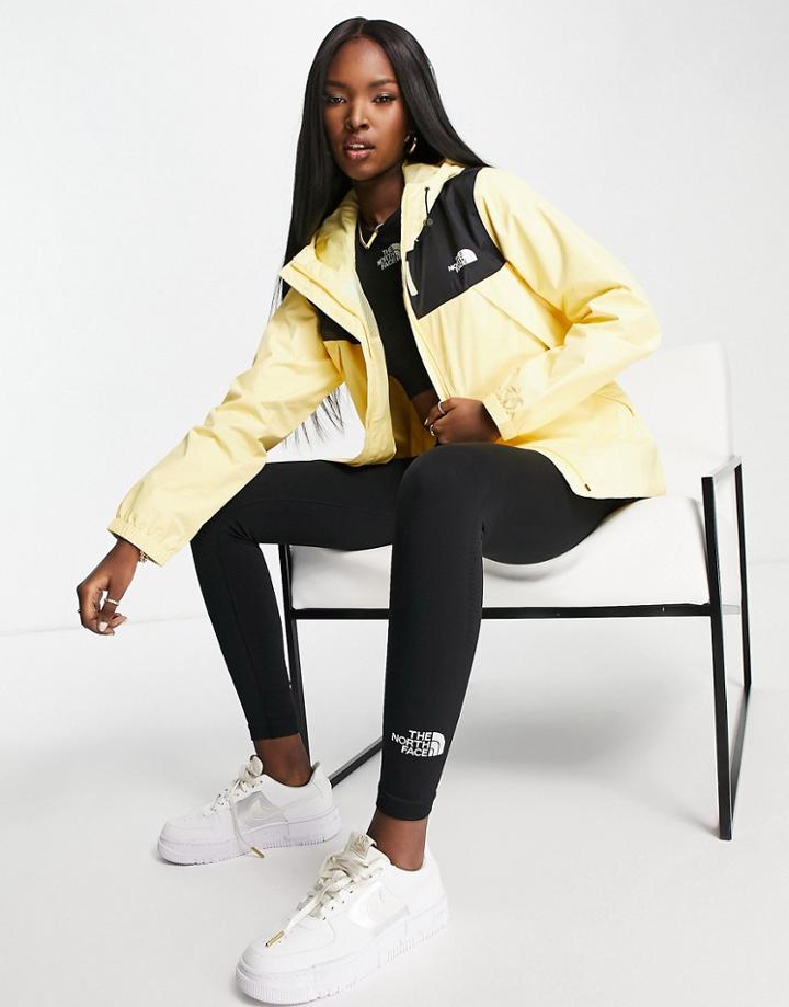 The North Face Antora Rain Jacket In Yellow