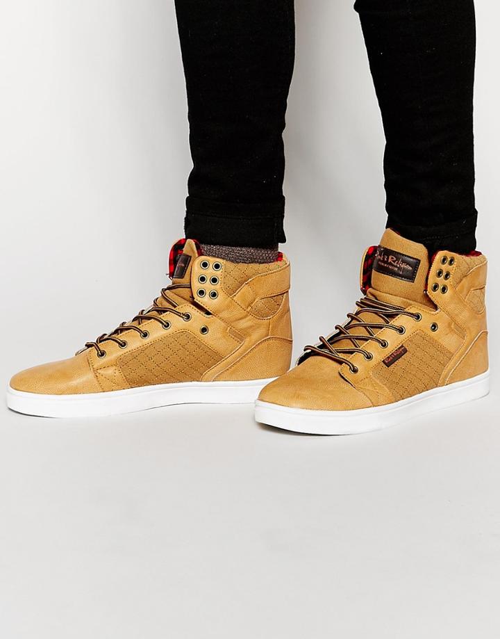 Rock & Religion Hi Top Sneakers - Beige