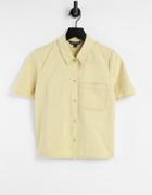 Whistles Alpine Boxy Shirt In Yellow