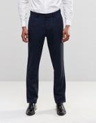 Asos Slim Fit Pants With 5 Pockets In Navy - Navy