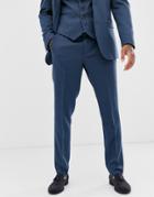 Asos Design Wedding Skinny Suit Pants In Petrol Blue Twill