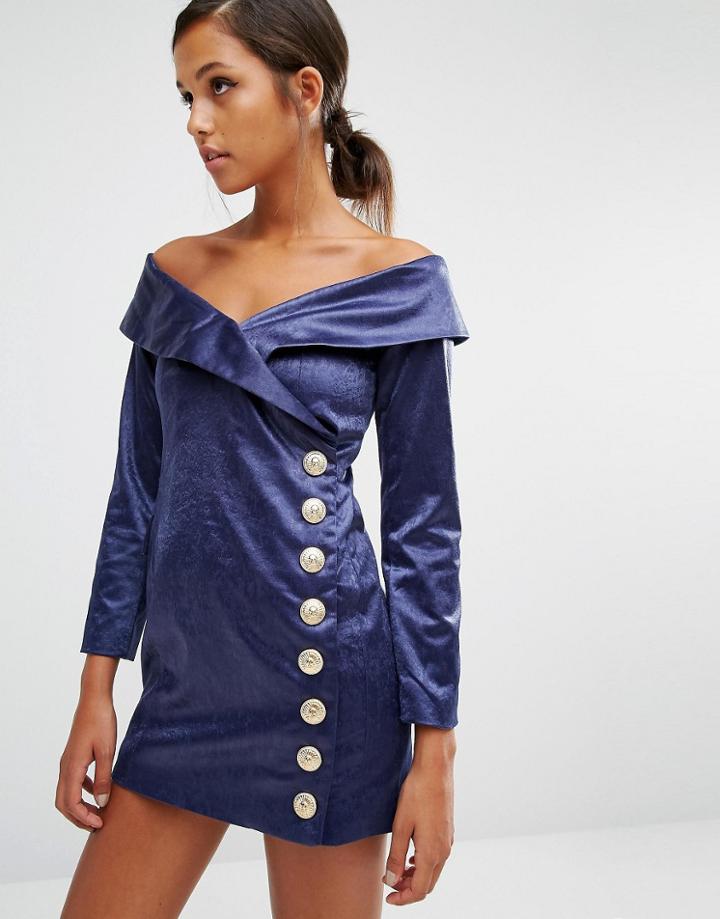 Asilio Partners 'n' Crimes Dress - Navy