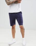 Threadbare Basic Jersey Shorts - Navy