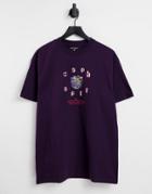 Carhartt Wip Unite Back Print T-shirt In Purple