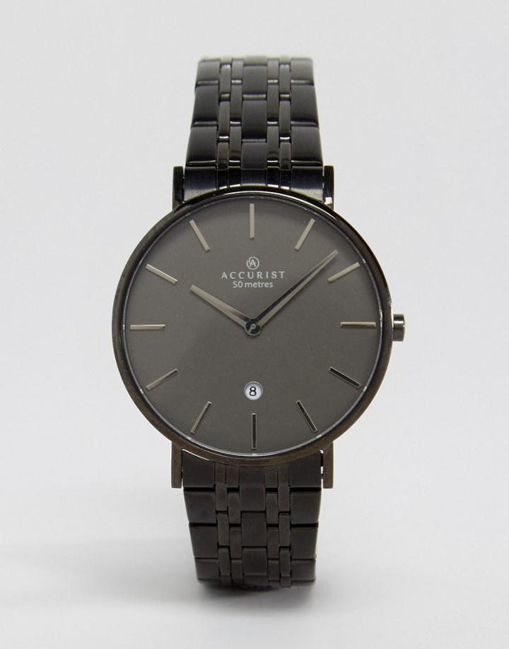 Accurist Bracelet Watch In Black - Black
