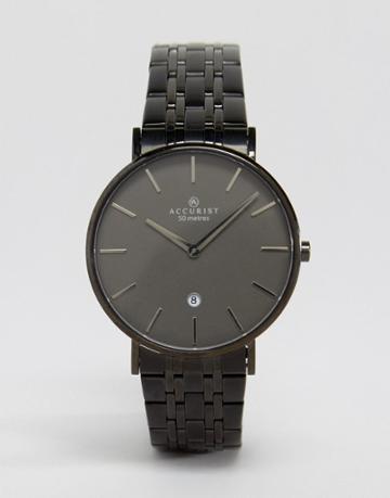 Accurist Bracelet Watch In Black - Black