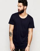 Only & Sons Longline T-shirt - Navy