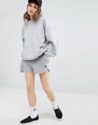 Le Coq Sportif Gray Logo Shorts - Gray