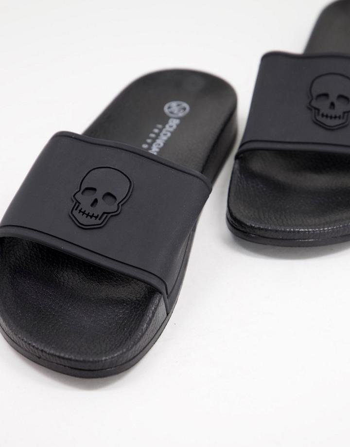 Bolongaro Trevor Monaco Skull Slides-grey