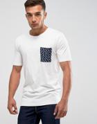 Only & Sons T-shirt With Printed Pocket - White