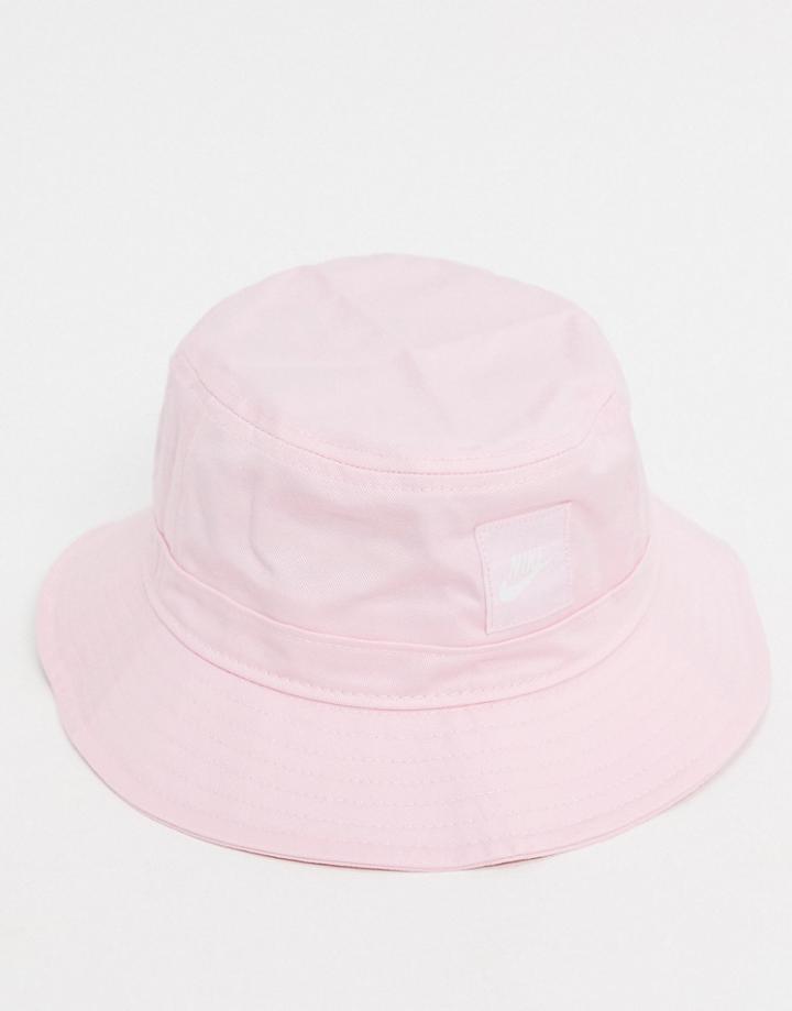 Nike Futura Bucket Hat In Pink