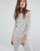 Noisy May Kick Backs Polar Bear Lounge Top - White