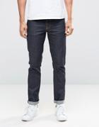Nudie Grimtim Slim Jeans Dry Open Navy - Navy
