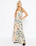 Selected Cathy Maxi Dress In Print - Print Combination