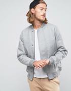 Rvlt Revolution Wool Bomber Jacket - Gray