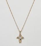 Serge Denimes Cherub Necklace In 14k Gold Plated Solid Silver - Gold