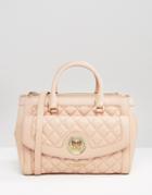 Love Moschino Quilted Tote Bag - Pink