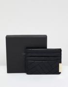 Paul Costelloe Quilted Cardholder - Black