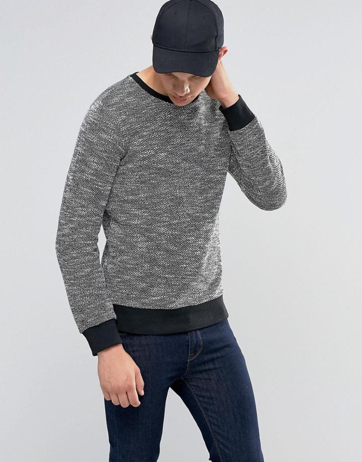Another Influence Marl Sweater - Black