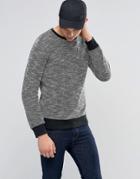 Another Influence Marl Sweater - Black