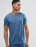 Asos Logo T-shirt With Crew Neck In Blue - Hauge Blue Marl