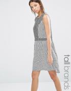 Y.a.s Tall Malou Dress In Check