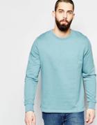 Asos Sweatshirt In Light Blue - Adriatic Blue