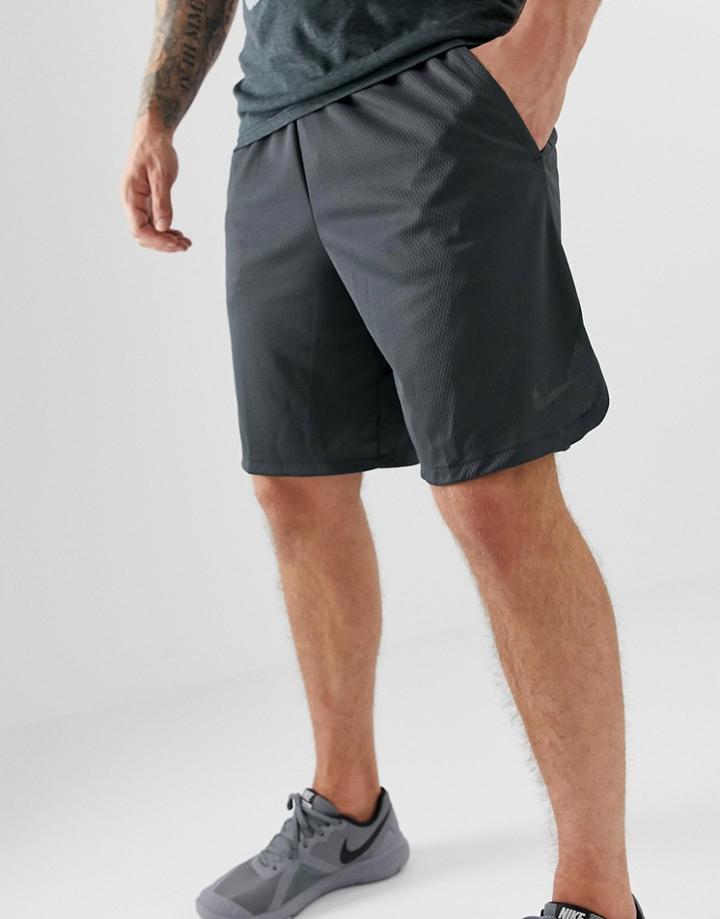 Nike Training Dry 4.0 Shorts In Gray 890811-060