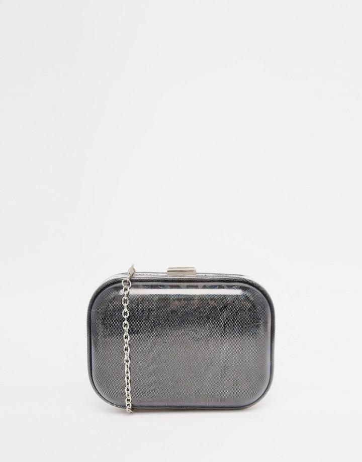 Street Level Box Clutch Bag - Black