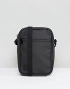 Asos Flight Bag In Black Rubberised Finish - Black