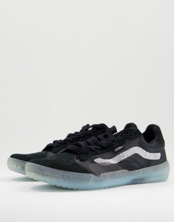 Vans Evdnt Ultimatewaffle Sneakers In Black/white
