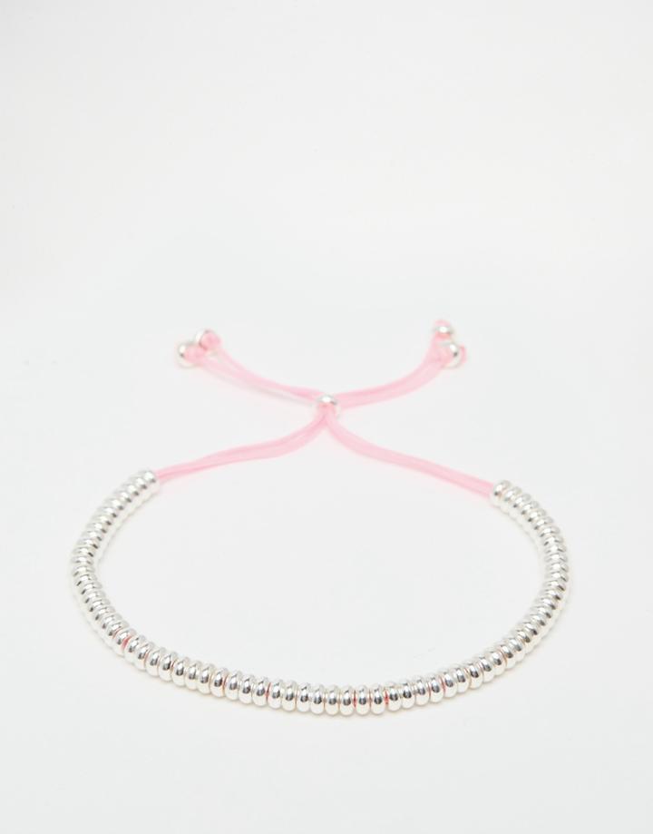 Estella Bartlett Bex Skinny Bracelet - Hot Pink