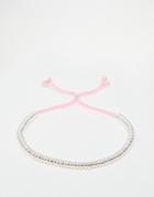 Estella Bartlett Bex Skinny Bracelet - Hot Pink