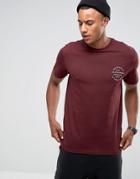 Jack & Jones Originals T-shirt With Brand Graphic In Organic Cotton - Red