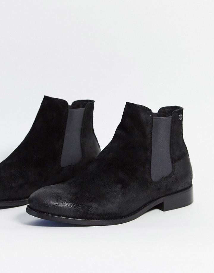 Jack And Jones Suede Chelsea Boots-grey